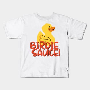 Birdie Sauce Golf Apparel Kids T-Shirt